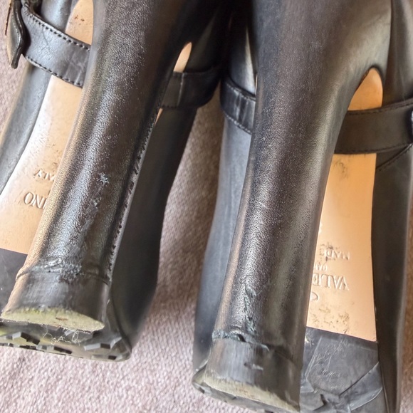 VALENTINO GARAVANI pull-up rockstars knee high boots - Picture 8 of 10